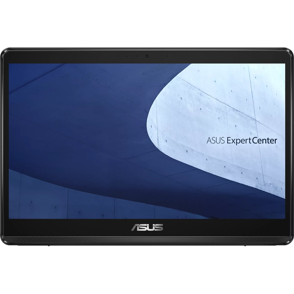Sistem All in One ASUS ExpertCenter E1 E1600WKAT-BMR296M, Intel Celeron N4500 pana la 2.8GHz, 15.6" Full HD Touch, 8GB, SSD 256GB, Intel UHD Graphics, Free DOS, negru