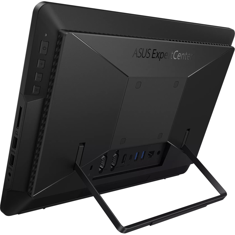 Sistem All in One ASUS ExpertCenter E1 E1600WKAT-BMR296M, Intel Celeron N4500 pana la 2.8GHz, 15.6" Full HD Touch, 8GB, SSD 256GB, Intel UHD Graphics, Free DOS, negru