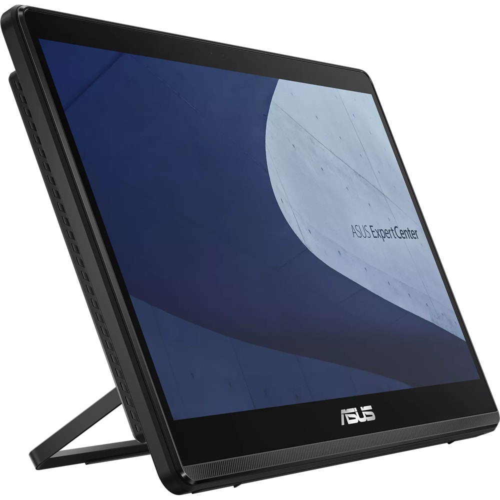 Sistem All in One ASUS ExpertCenter E1 E1600WKAT-BMR296M, Intel Celeron N4500 pana la 2.8GHz, 15.6" Full HD Touch, 8GB, SSD 256GB, Intel UHD Graphics, Free DOS, negru