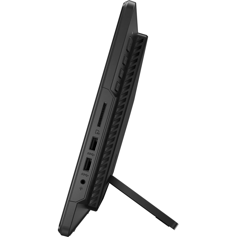 Sistem All in One ASUS ExpertCenter E1 E1600WKAT-BMR296M, Intel Celeron N4500 pana la 2.8GHz, 15.6" Full HD Touch, 8GB, SSD 256GB, Intel UHD Graphics, Free DOS, negru