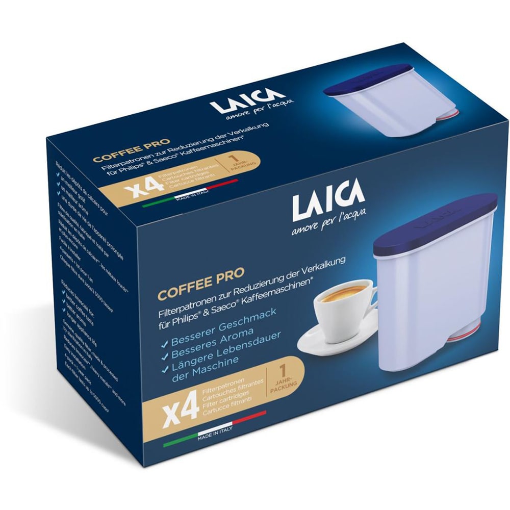 Set filtre LAICA Coffee Pro E4BBA00, 4 buc, albastru