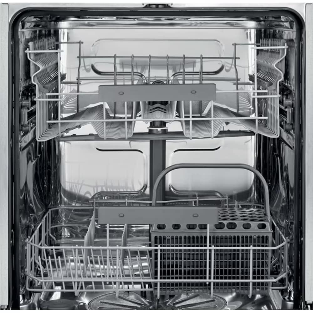 Masina de spalat vase incorporabila ELECTROLUX E52LC101S, AirDry, 13 seturi, 6 programe, 60 cm, Clasa C, panou comanda negru