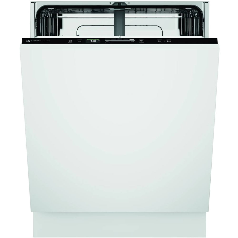 Masina de spalat vase incorporabila ELECTROLUX E62LB100S, AirDry, 13 seturi, 8 programe, 60 cm, Clasa B, panou comanda negru
