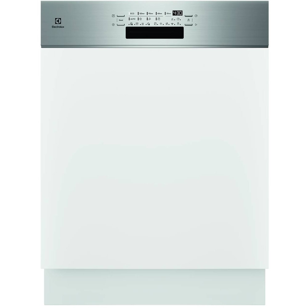 Masina de spalat vase semi-incorporabila ELECTROLUX E72IA200SX, AirDry, 14 seturi, 9 programe, 60 cm Clasa A, inox