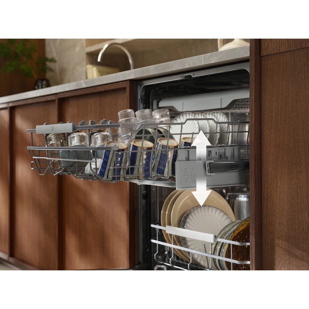 Masina de spalat vase semi-incorporabila ELECTROLUX E72IA200SX, AirDry, 14 seturi, 9 programe, 60 cm Clasa A, inox
