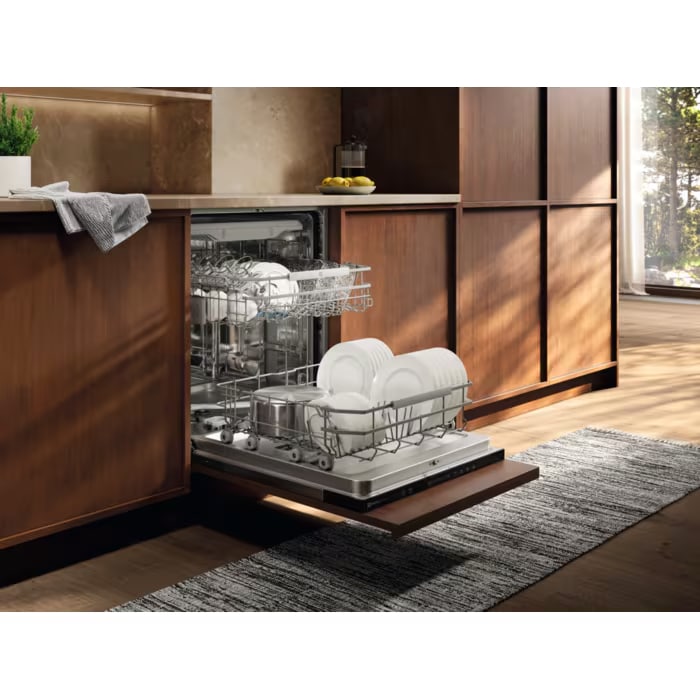 Masina de spalat vase incorporabila ELECTROLUX E72LA200S, 14 seturi, 8 programe, 60 cm, Clasa A, Wi-Fi, panou comanda negru