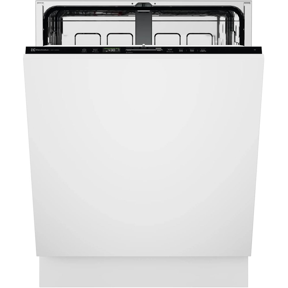Masina de spalat vase incorporabila ELECTROLUX E82LB120S, AirDry, 13 seturi, 8 programe, 60 cm, Clasa B, panou comanda negru