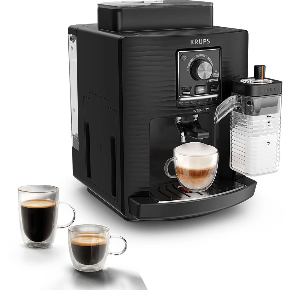 Espressor automat KRUPS Intensity Milk EA5028E0, 1.7l, 1450W, 15 bar, negru