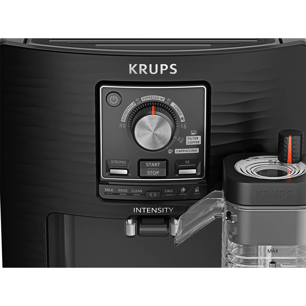Espressor automat KRUPS Intensity Milk EA5028E0, 1.7l, 1450W, 15 bar, negru