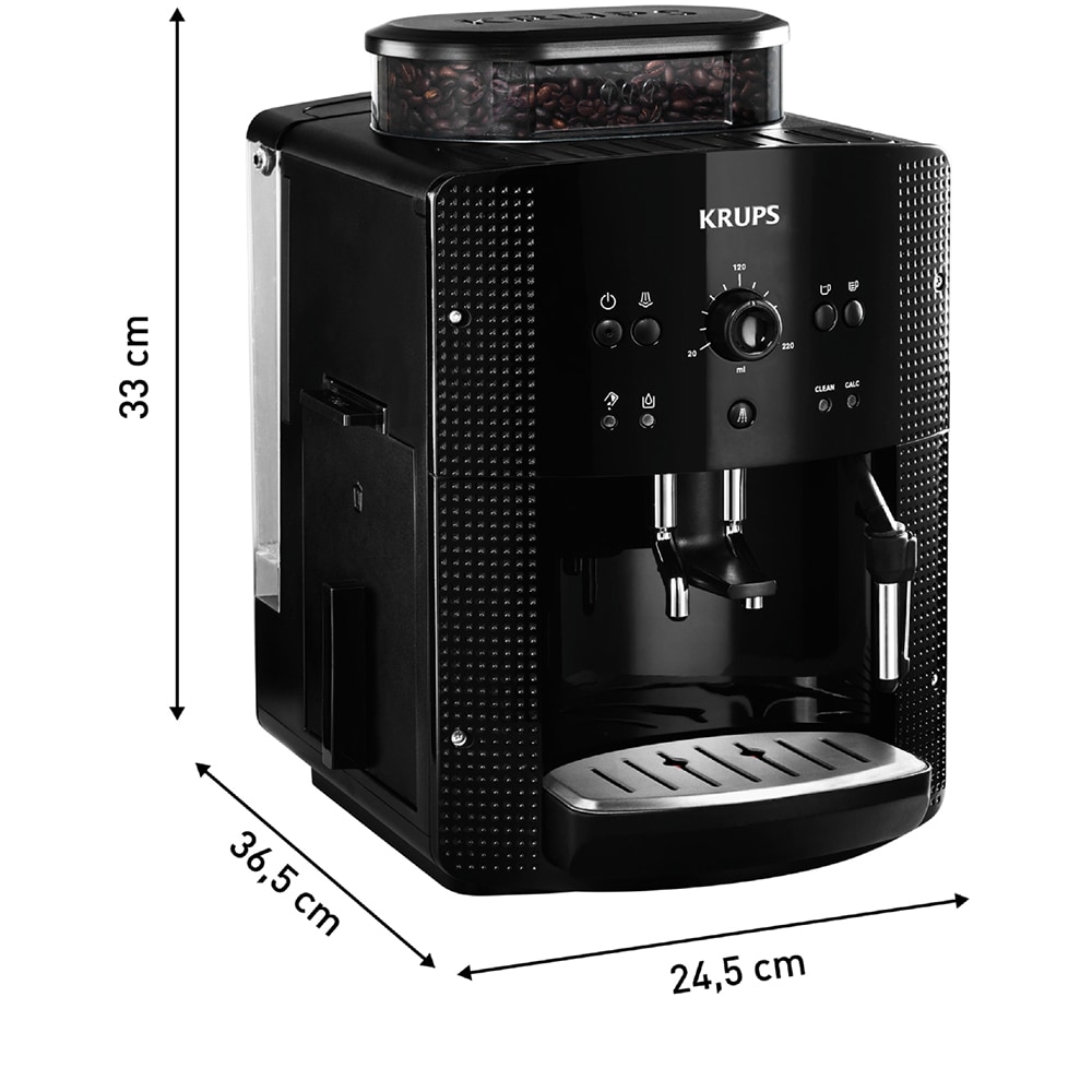 Espressor automat KRUPS Espresseria Automatic EA8108, 1.6l, 1450W, 15 bar, negru