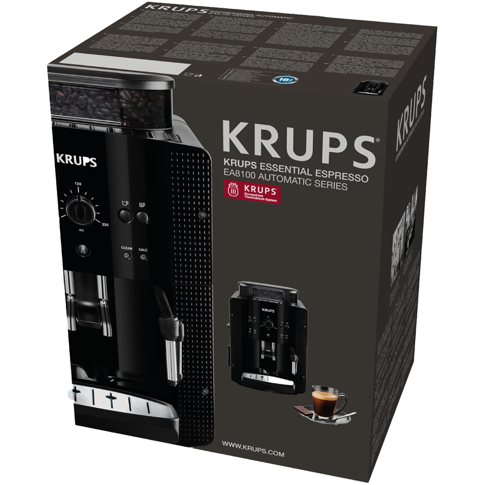 Espressor automat KRUPS Espresseria Automatic EA8108, 1.6l, 1450W, 15 bar, negru