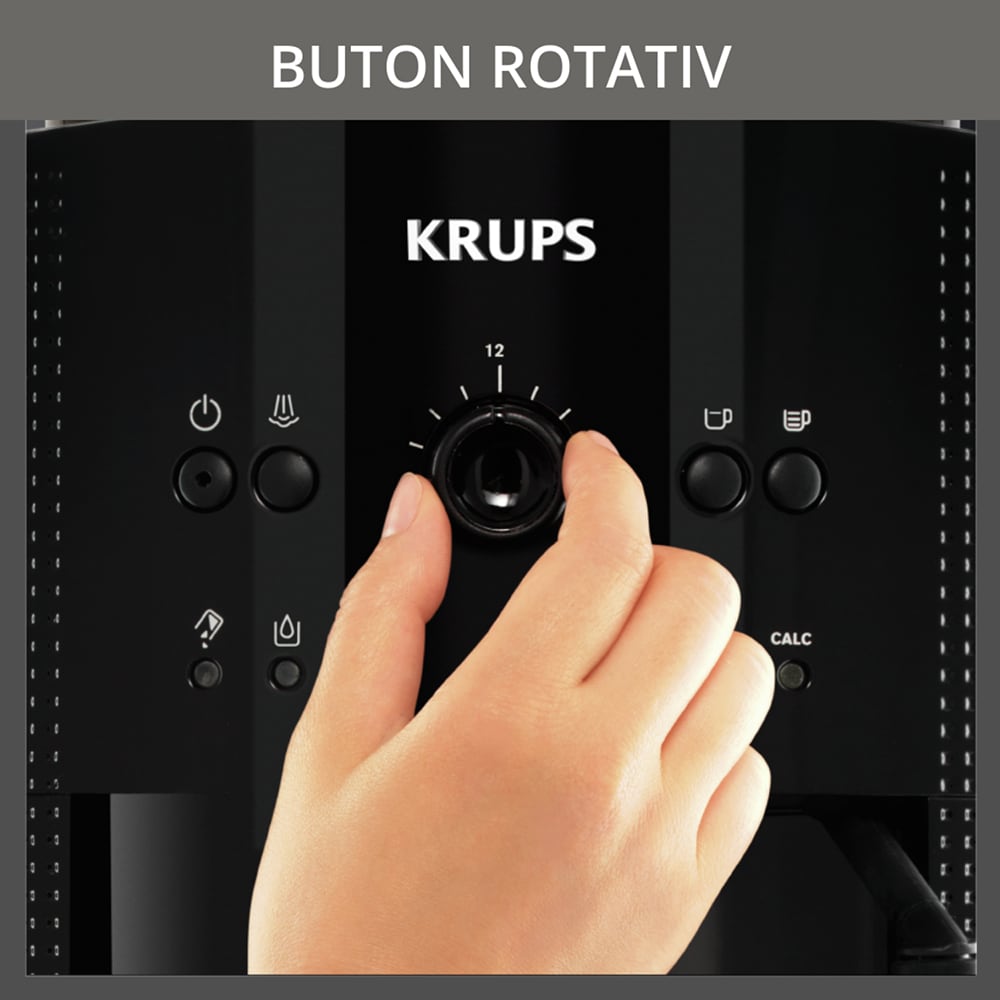 Espressor automat KRUPS Espresseria Automatic EA8108, 1.6l, 1450W, 15 bar, negru