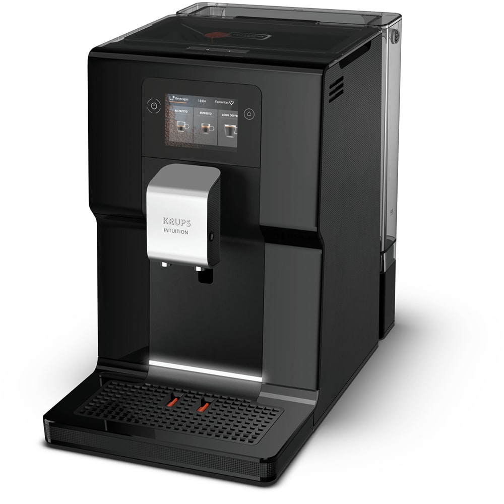 Espressor automat KRUPS Intuition EA873810, 3l, 1450W, 15 bar, negru-argintiu
