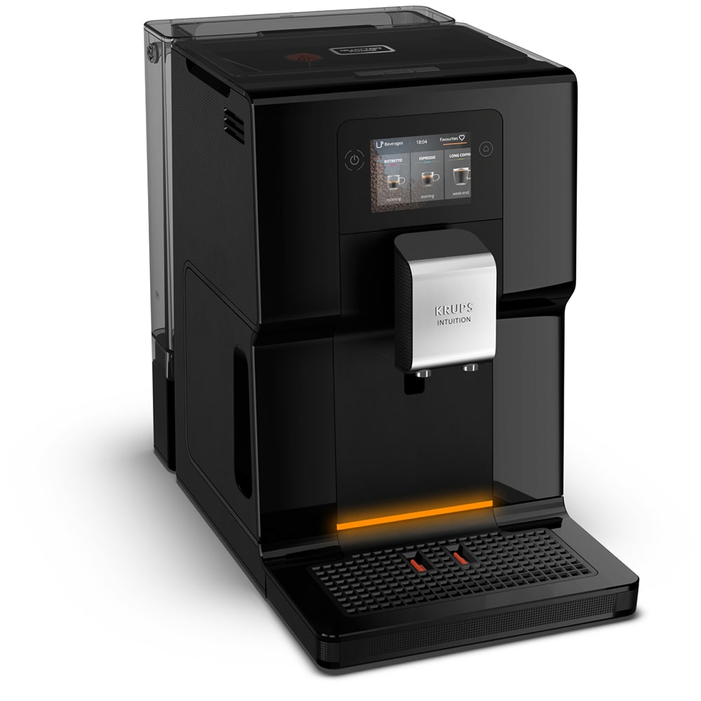 Espressor automat KRUPS Intuition EA873810, 3l, 1450W, 15 bar, negru-argintiu