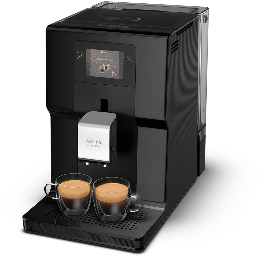 Espressor automat KRUPS Intuition EA873810, 3l, 1450W, 15 bar, negru-argintiu