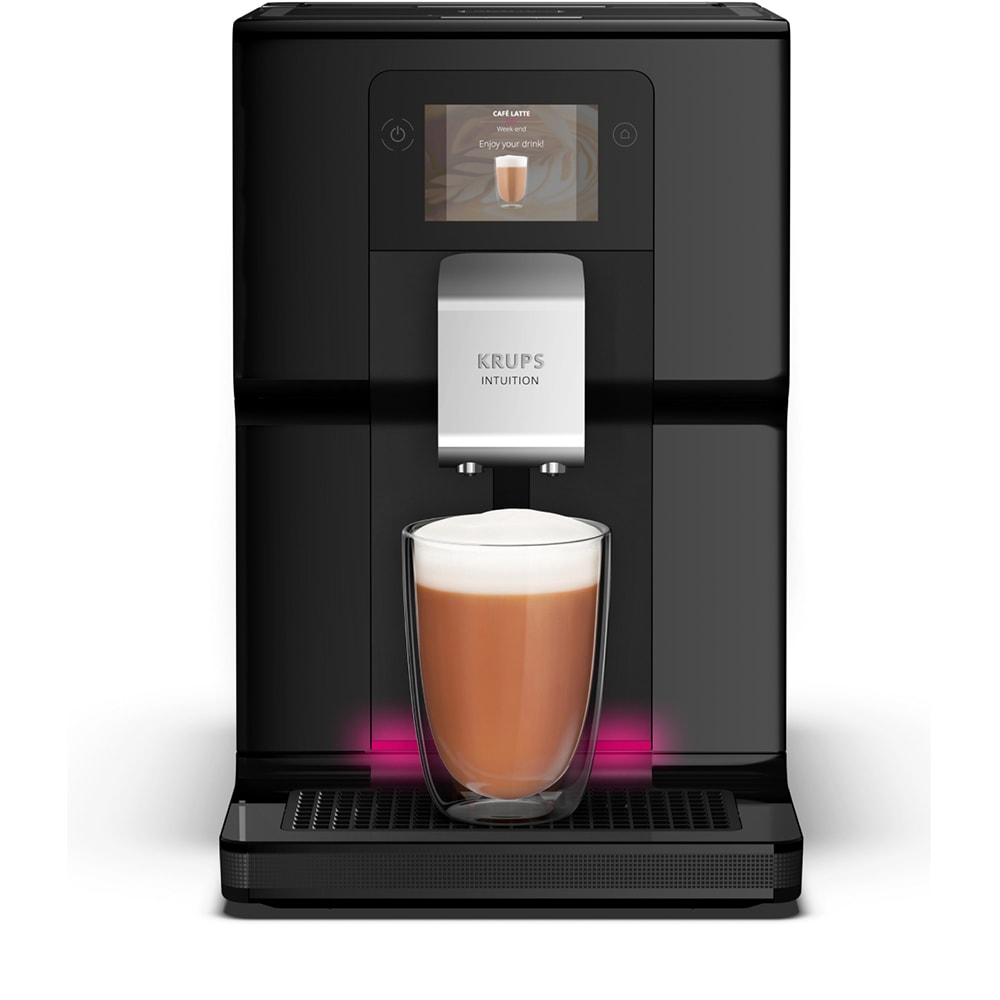 Espressor automat KRUPS Intuition EA873810, 3l, 1450W, 15 bar, negru-argintiu