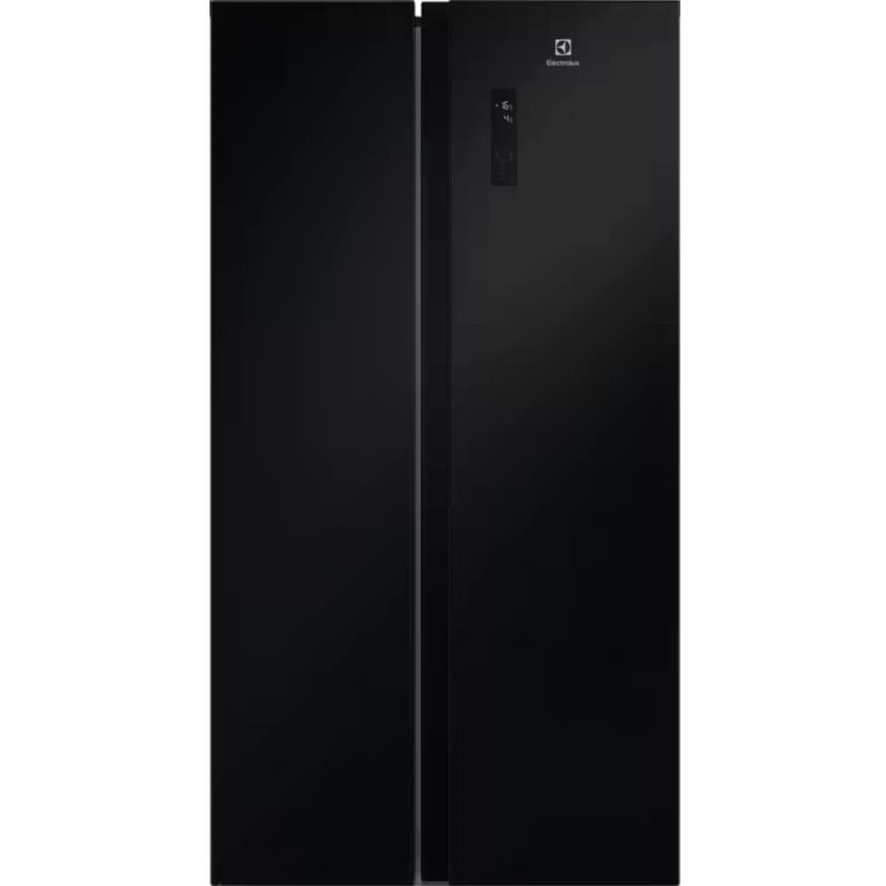 Side by Side ELECTROLUX EAT6ME53E0, No Frost, 532 l, H 177 cm, Clasa E, sticla neagra