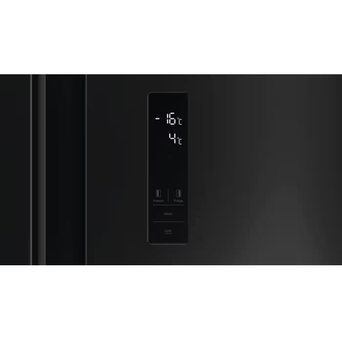 Side by Side ELECTROLUX EAT6ME53K0, No Frost, 532 l, H 177 cm, Clasa E, negru