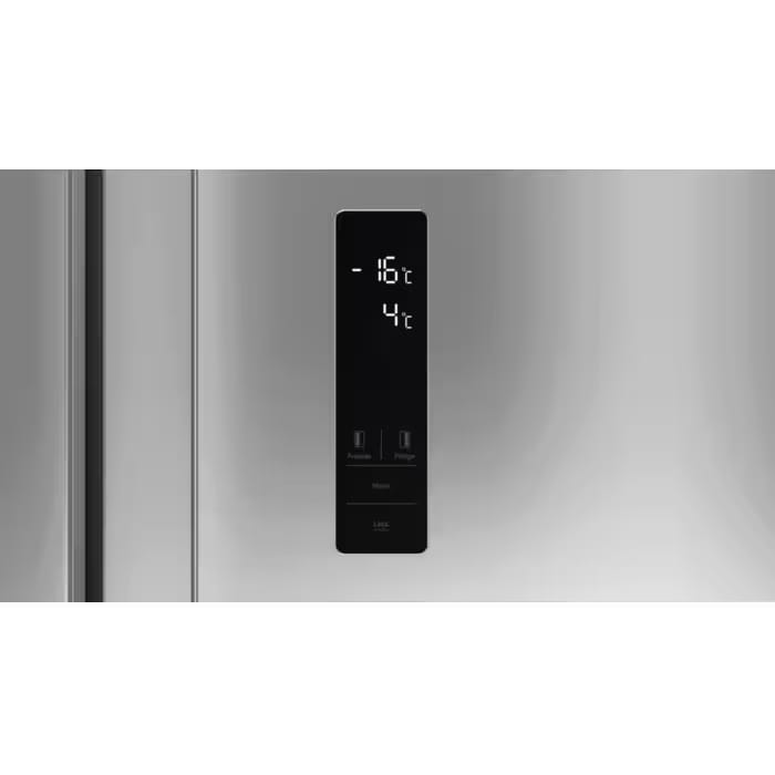 Side by Side ELECTROLUX EAT6ME53U0, No Frost, 532 l, H 177 cm, Clasa E, argintiu