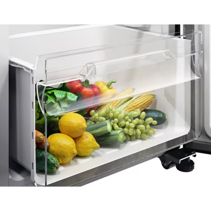 Side by Side ELECTROLUX EAT6ME53U0, No Frost, 532 l, H 177 cm, Clasa E, argintiu