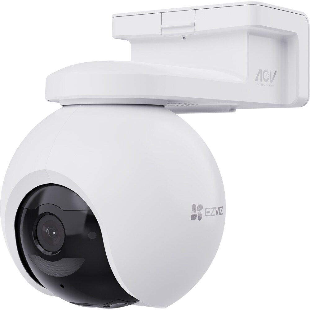Camera IP Wireless EZVIZ EB8 Pro 4G, 4K, IR, panou solar, Night Vision, alb