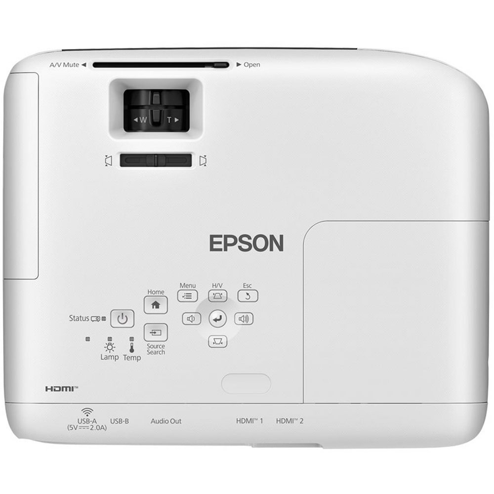 Videoproiector EPSON EB-FH08, Full HD 1920 x 1080p, 3600 lumeni, alb