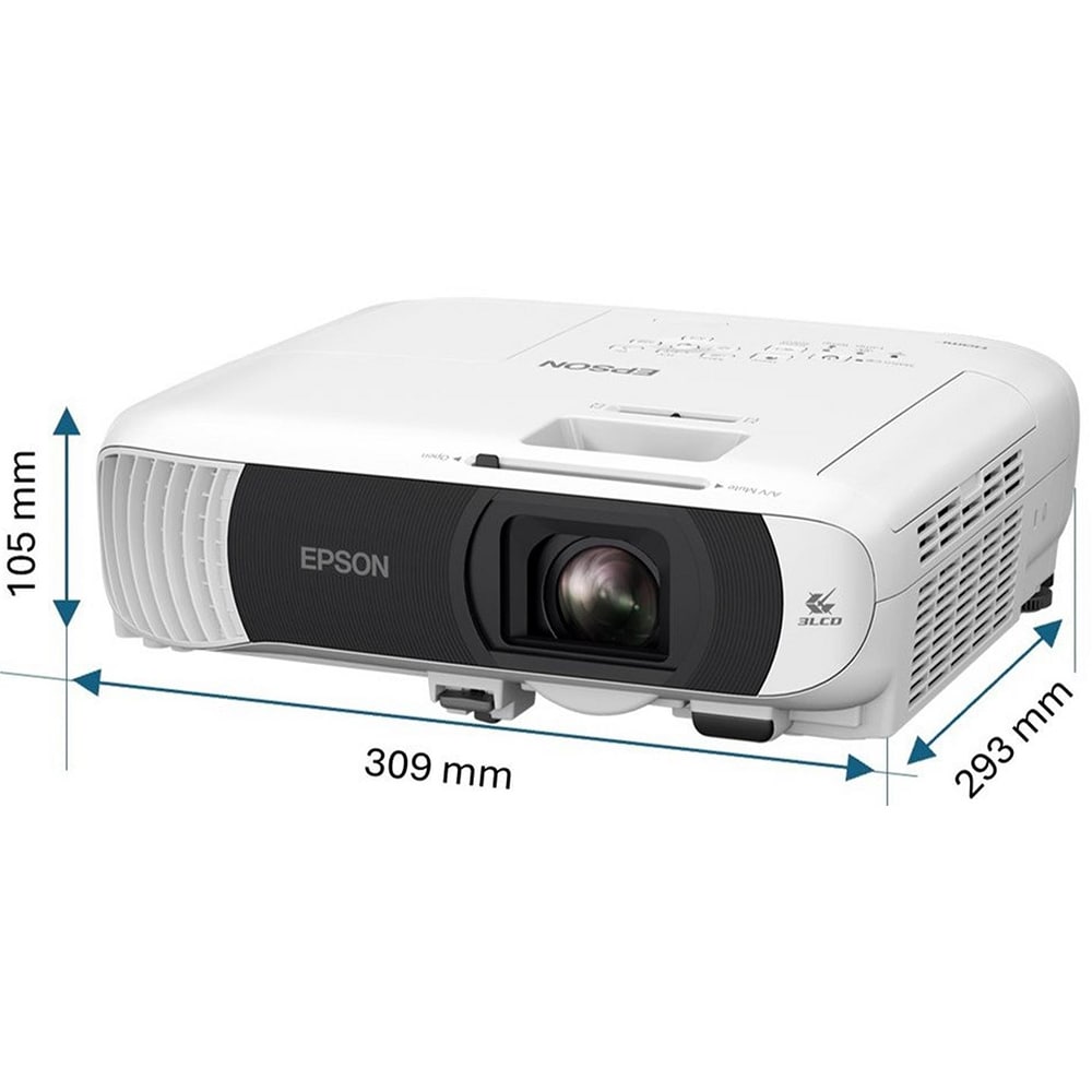 Videoproiector EPSON EB-FH18, Full HD 1920 x 1080p, 4100 lumeni, Wi-Fi, alb