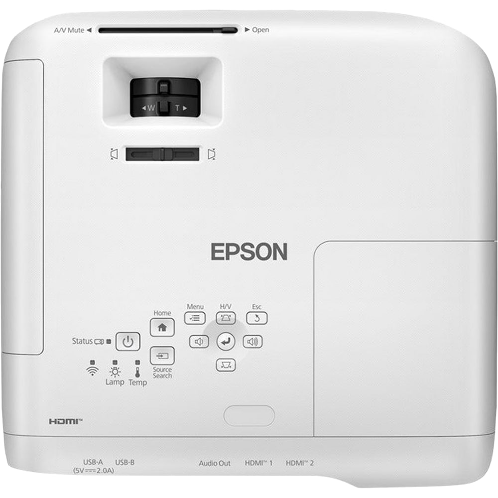Videoproiector EPSON EB-FH18, Full HD 1920 x 1080p, 4100 lumeni, Wi-Fi, alb