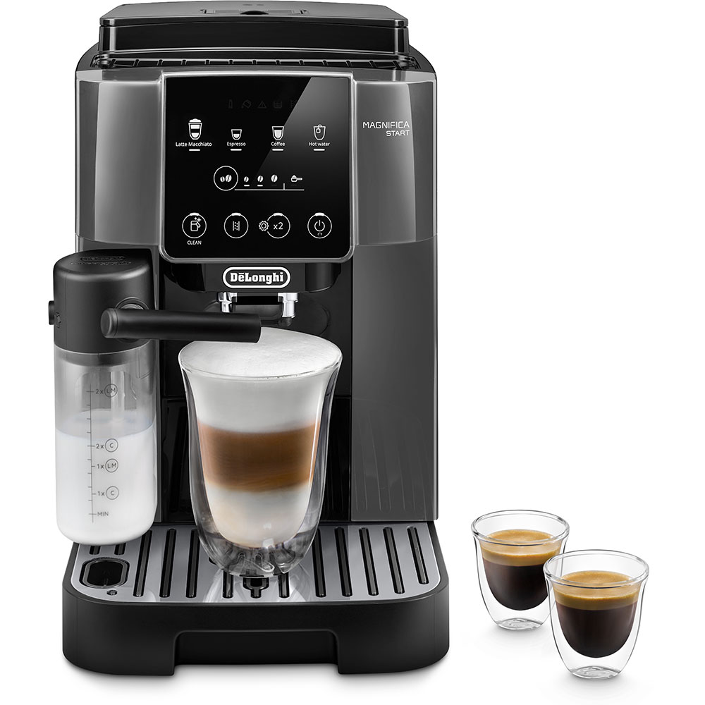 Espressor automat DELONGHI Magnifica Start Milk Ecam 223.61.GB, 1.8l, 1450W, 15 bar, negru-gri