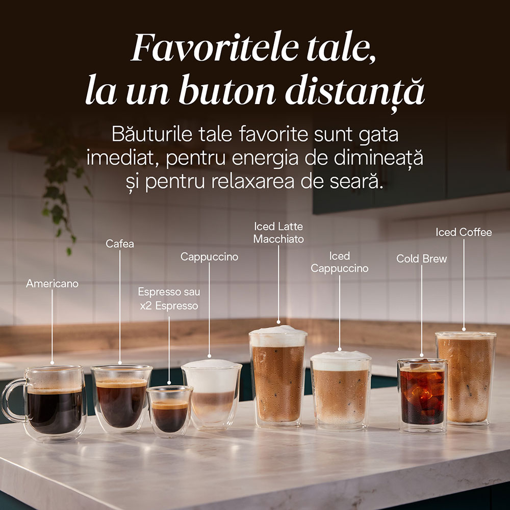 Espressor automat DELONGHI Magnifica Duo ECAM330.80 TXB, 1.9l, 1450W, 15 bar, bej