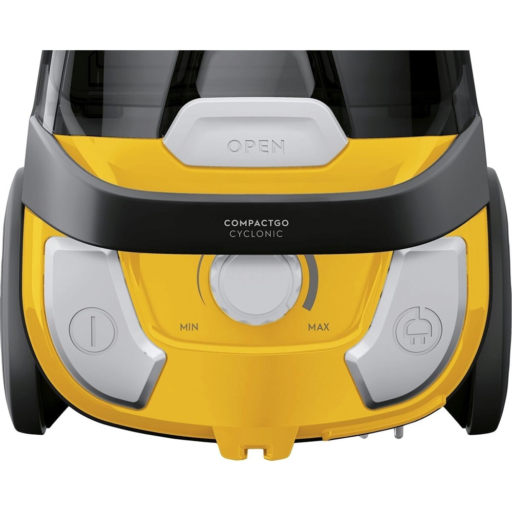 Aspirator fara sac ELECTROLUX CompactGo Cyclonic ECGC212Y, 1l, 700W, 77dB, galben-gri