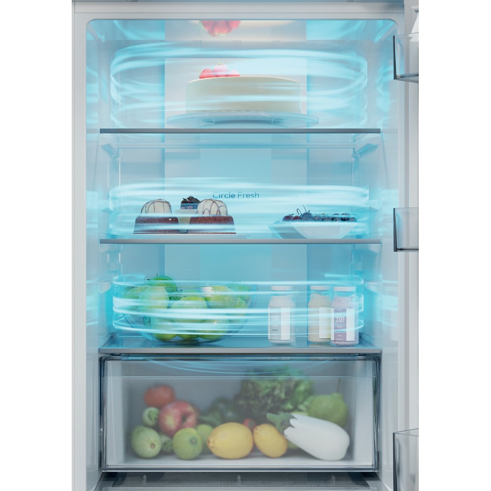 Combina frigorifica incorporabila CANDY ECNBQT3518E, Total No Frost, 251 l, H 177 cm, Clasa E, Wi-Fi