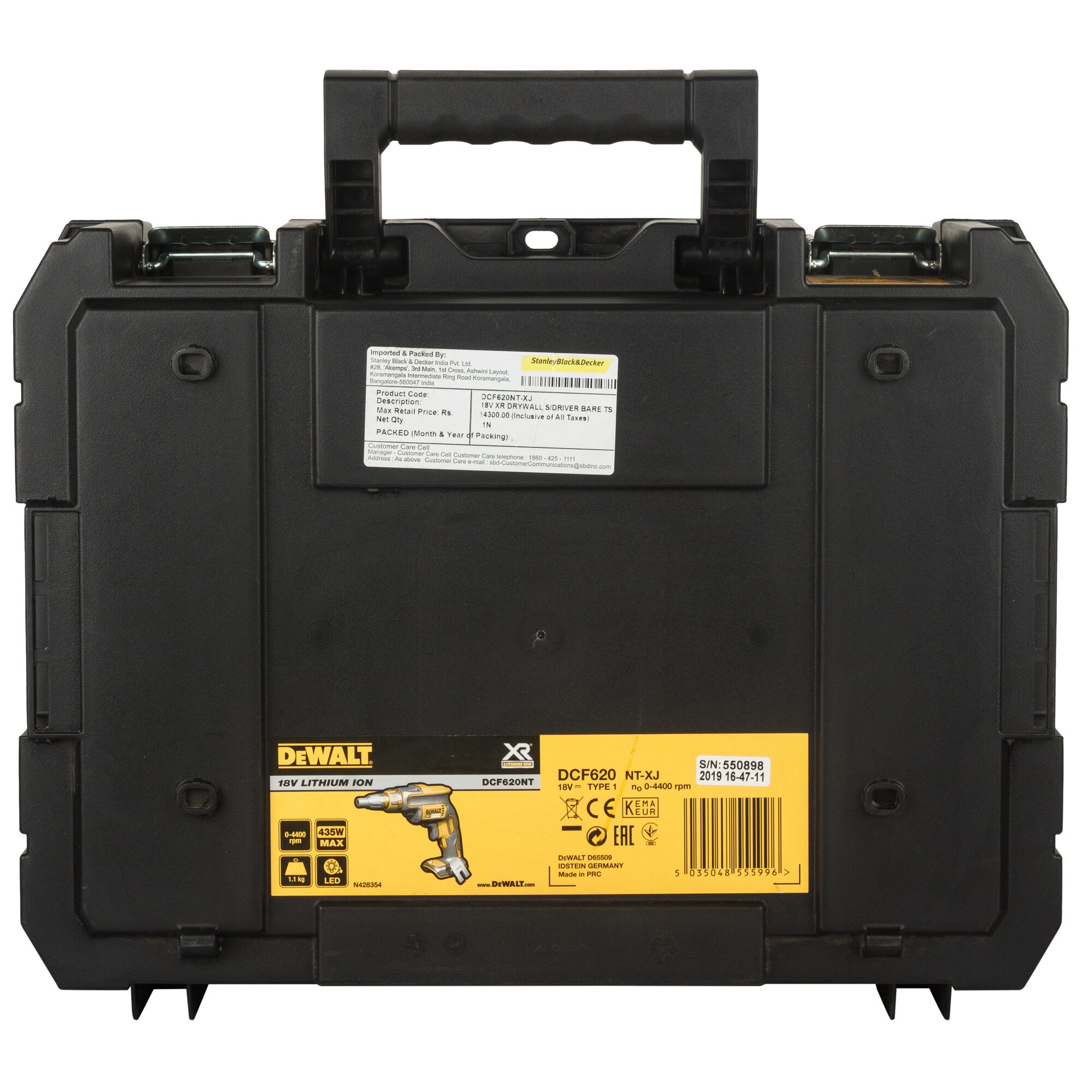 Masina de gaurit rigips DEWALT DCF620NT-XJ, 18V, 4400RPM