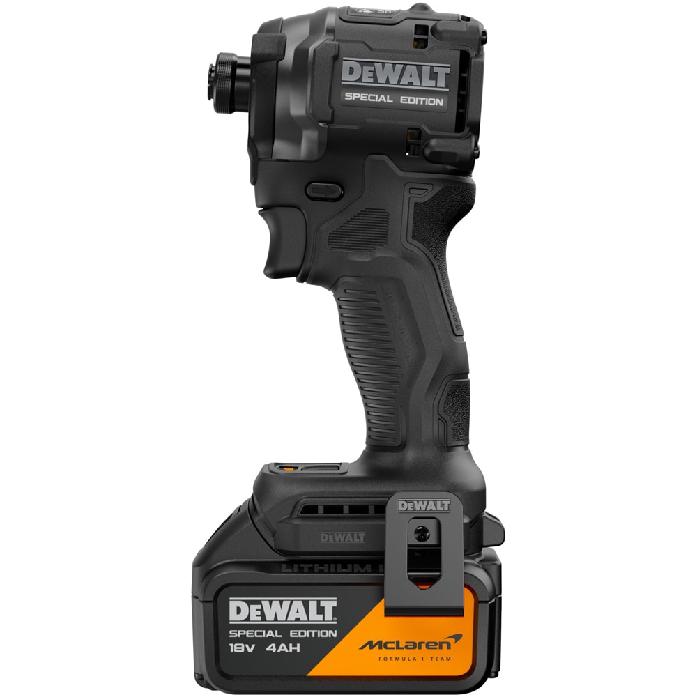 Masina de insurubat si gaurit cu impact DEWALT DCF86MM1T-QW x McLaren F1 Team, 18V, 1x4Ah, 206Nm
