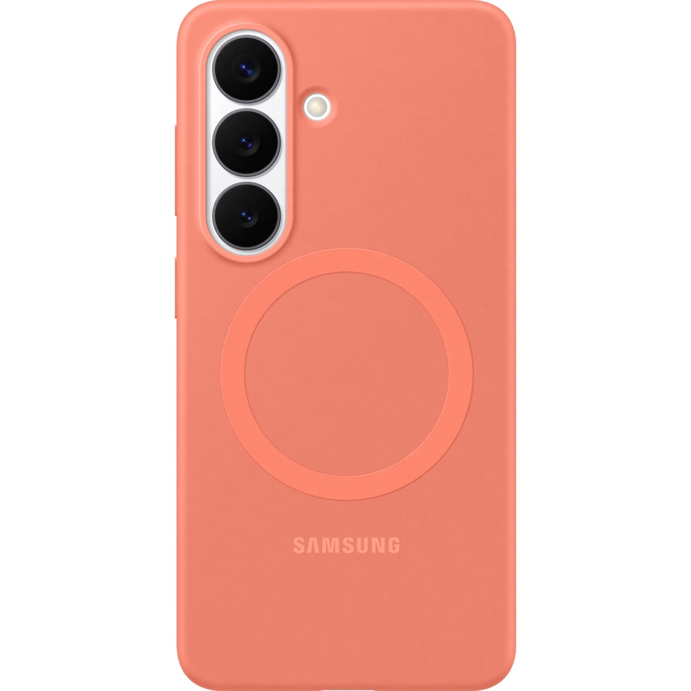 Husa telefon SAMSUNG Silicon Magnetic pentru Galaxy S26, EF-ES942COEGWW, Coral Red