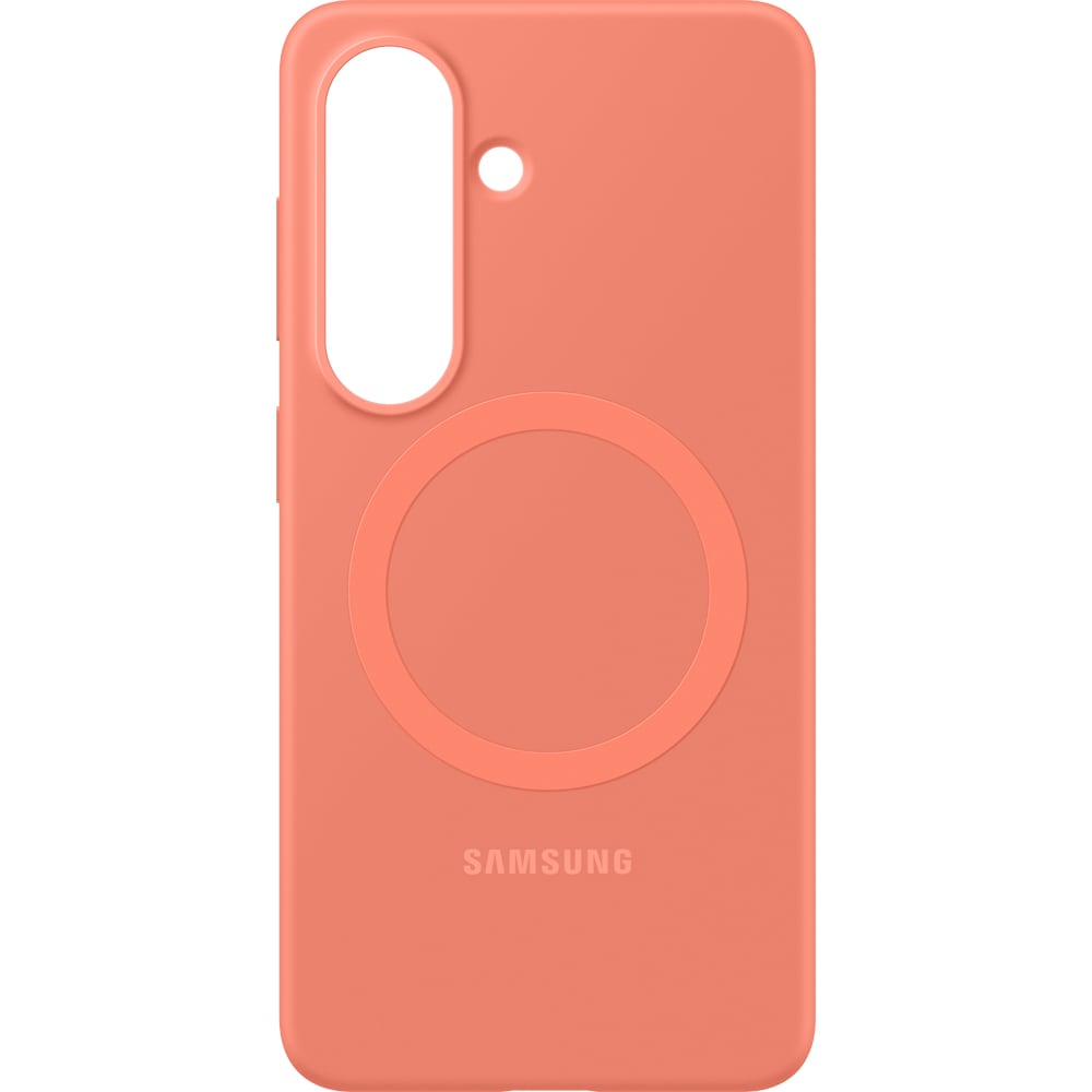 Husa telefon SAMSUNG Silicon Magnetic pentru Galaxy S26, EF-ES942COEGWW, Coral Red