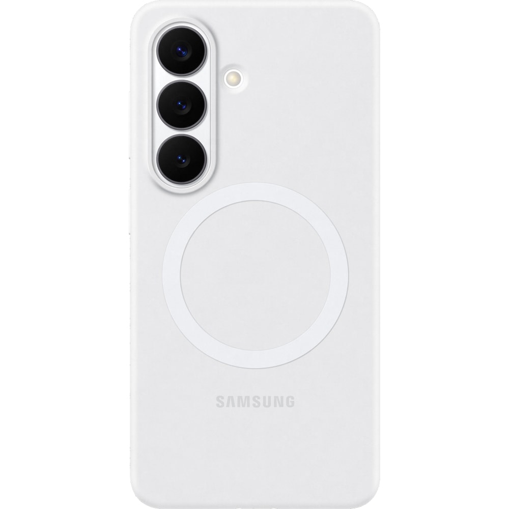Husa telefon SAMSUNG Silicon Magnetic pentru Galaxy S26, EF-ES942CWEGWW, White