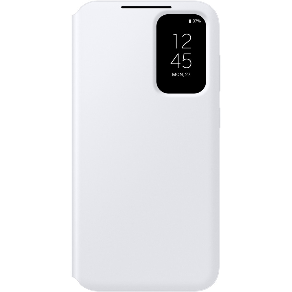 Husa telefon SAMSUNG Smart View Wallet Case pentru Galaxy S23 FE EF-ZS711CWEGWW, White