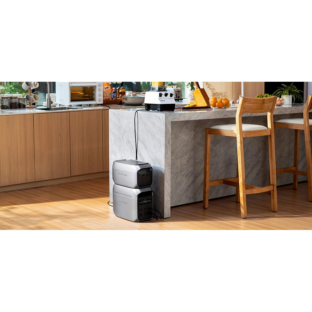 Baterie suplimentara ECOFLOW Delta 3, 1024Wh, 20Ah, gri