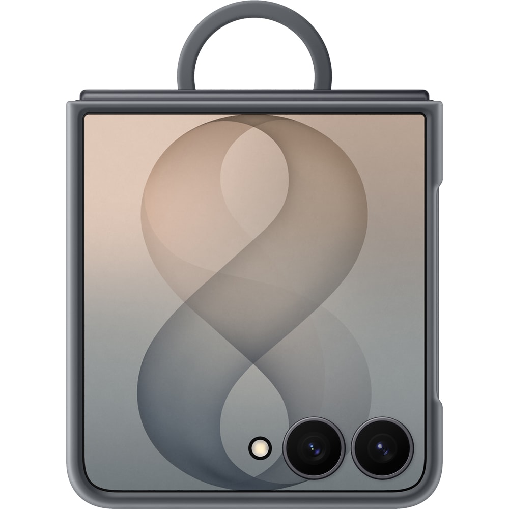 Husa telefon SAMSUNG Silicone Ring Magnet pentru Galaxy Z Flip8, EF-EF776CBEGWW, Black