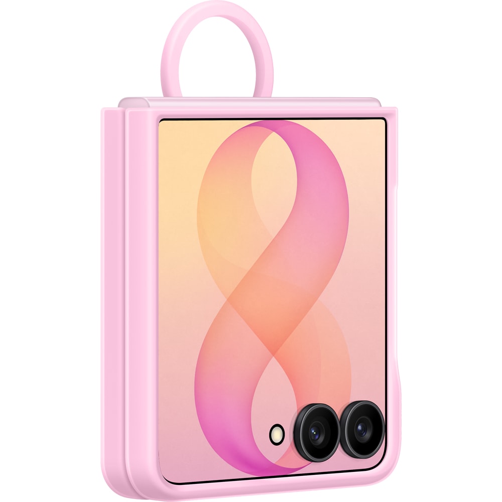 Husa telefon SAMSUNG Silicone Ring Magnet pentru Galaxy Z Flip8, EF-EF776CVEGWW, Pink