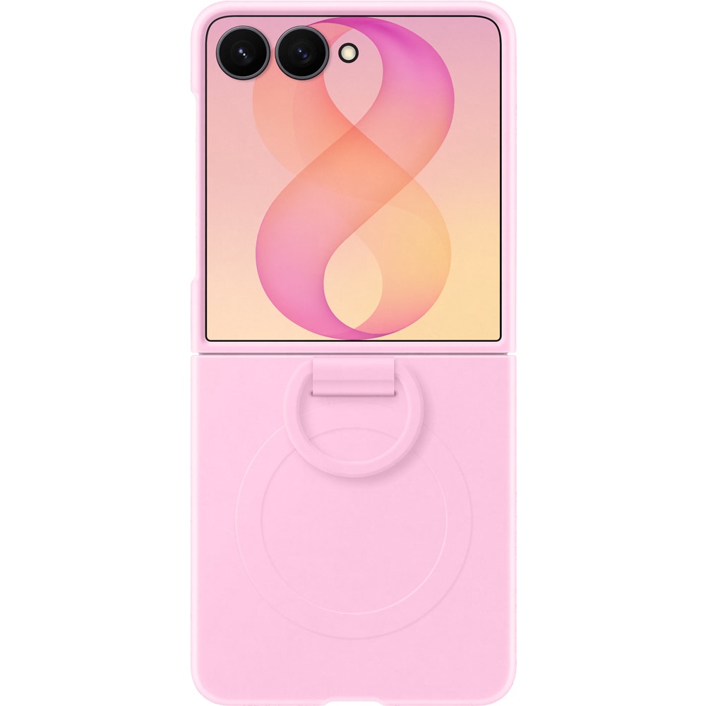 Husa telefon SAMSUNG Silicone Ring Magnet pentru Galaxy Z Flip8, EF-EF776CVEGWW, Pink