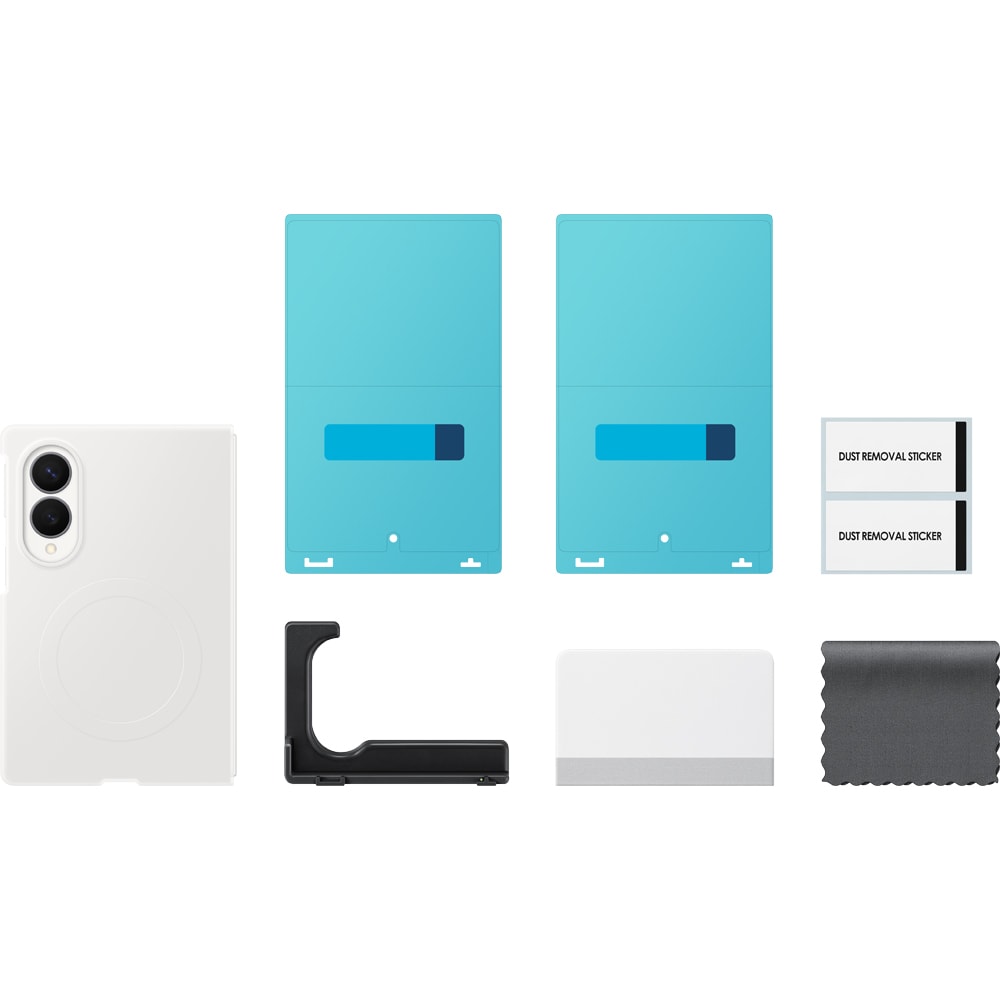Husa telefon SAMSUNG Silicone Magnet pentru Galaxy Z Fold8, EF-EF971CWEGWW, White