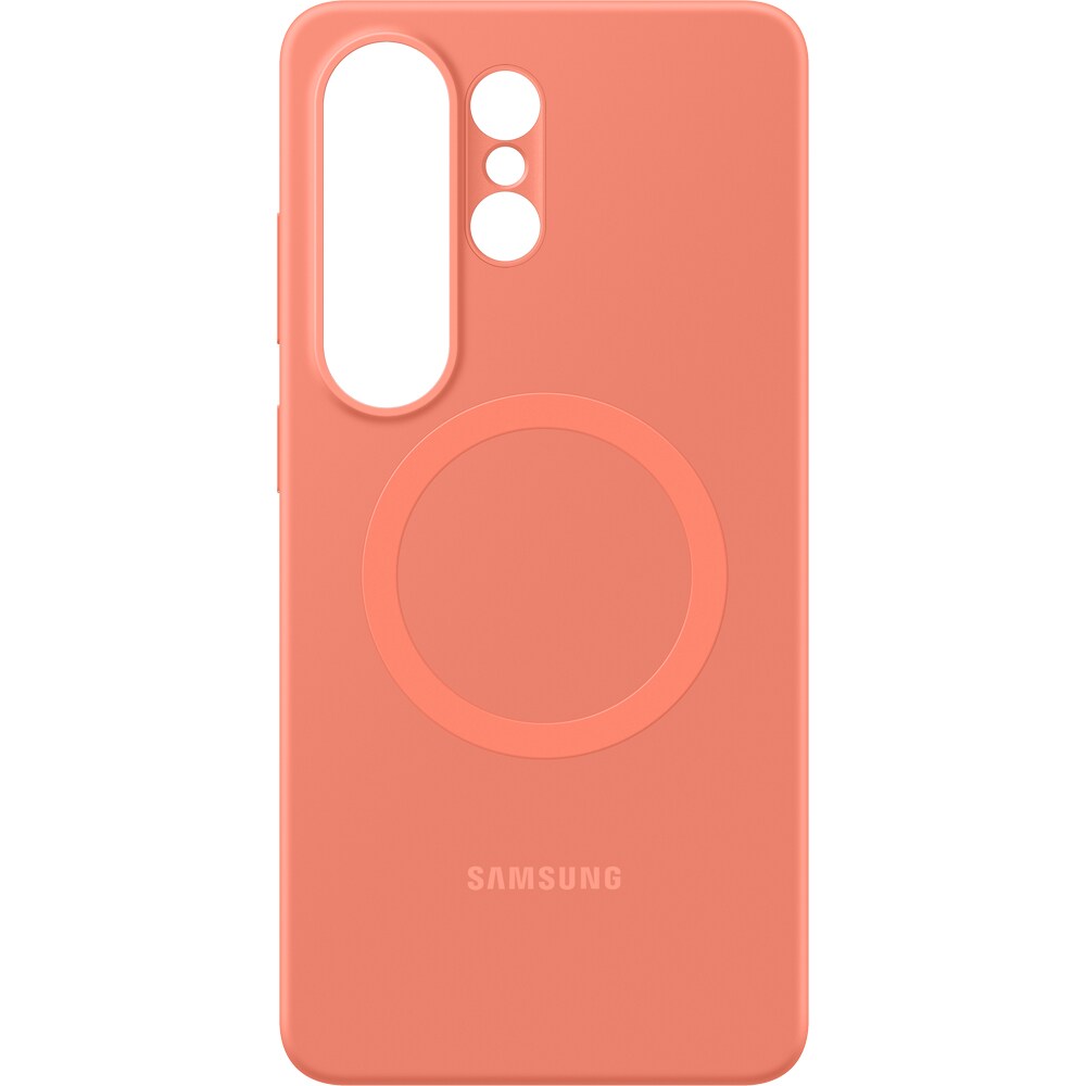 Husa telefon SAMSUNG Silicon Magnetic pentru Galaxy S26 Ultra, EF-ES948COEGWW, Coral Red