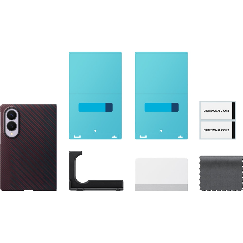 Husa telefon SAMSUNG Carbon Magnet pentru Galaxy Z Fold8, EF-KF971SREGWW, Red