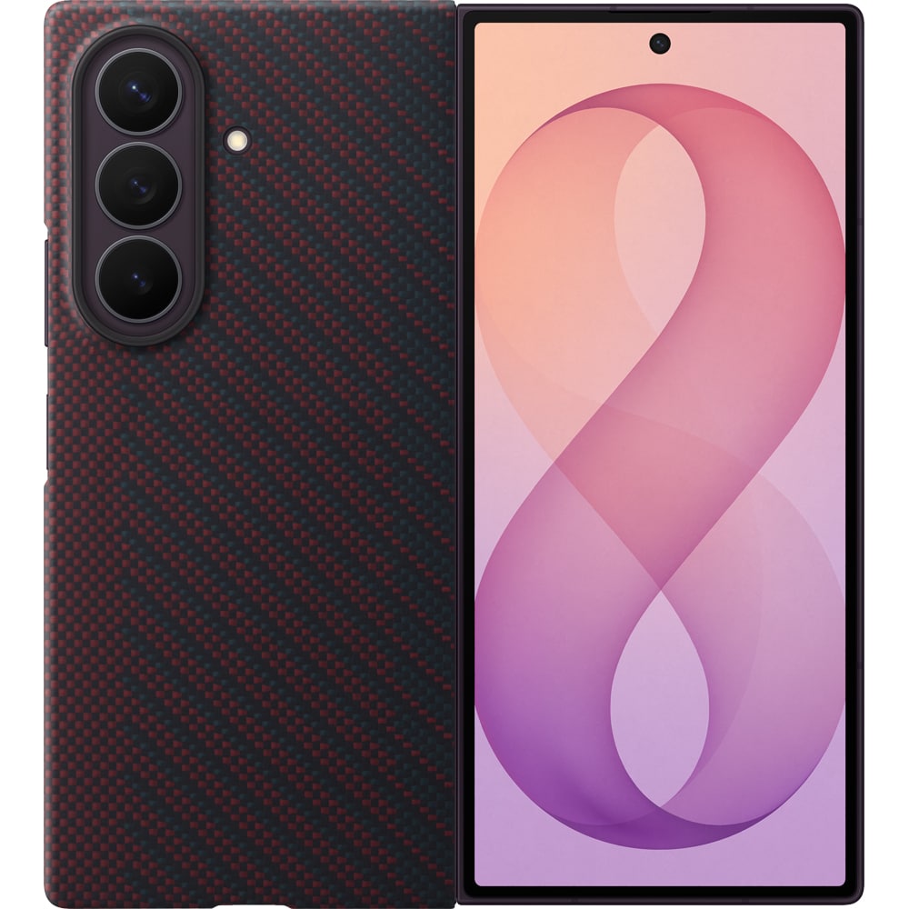 Husa telefon SAMSUNG Carbon Magnet pentru Galaxy Z Fold8 Ultra, EF-KF976SREGWW, Red
