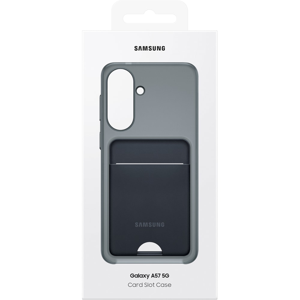 Husa telefon SAMSUNG Card Slot Case pentru Galaxy A57, EF-OA576TJEGWW, Light Gray