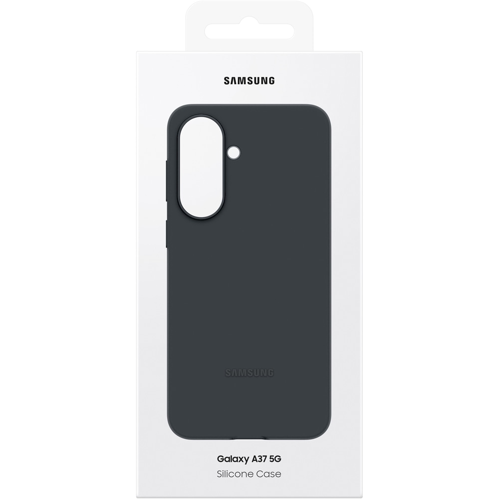 Husa telefon SAMSUNG Silicone Case pentru Galaxy A37, EF-PA376CBEGWW, Black