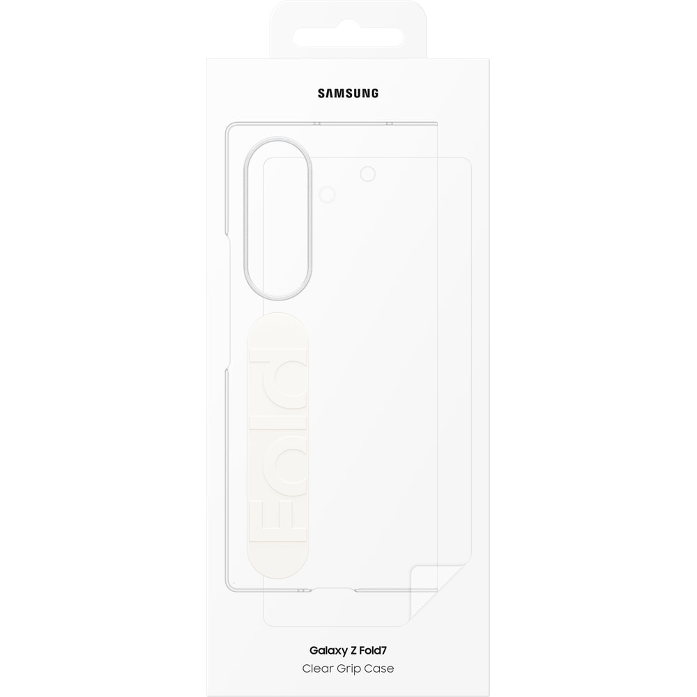 Husa telefon SAMSUNG Clear Grip Case pentru Galaxy Z Fold7, EF-QF966CTEGWW, transparent