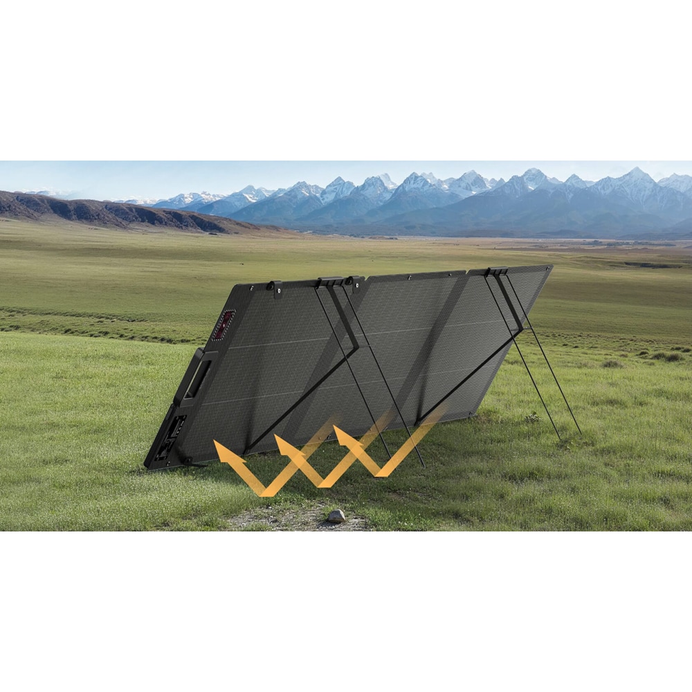 Panou solar portabil ECOFLOW EF-FOLD-160-LW, monocristalin, pliabil, IP68, 160W